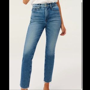 Good American Good Classic Raw Edge